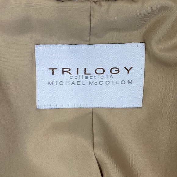 Vintage Rabbit Fur Mock Neck Textured Jacket Medium - Picture 10 of 13